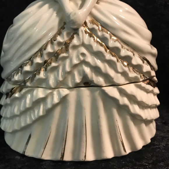 Vintage Powder container / jar figural woman Beautiful Glamour - Picture 7 of 11